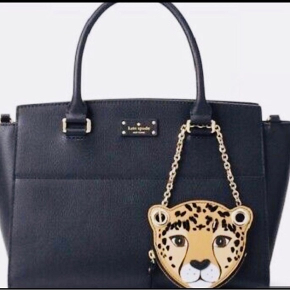 KATE SPADE TIGER CAT COIN PURSE - Picture 2 of 5